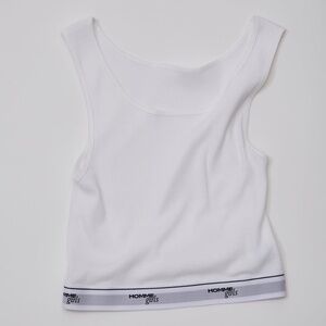 Homme Girls Logo Cropped Tank